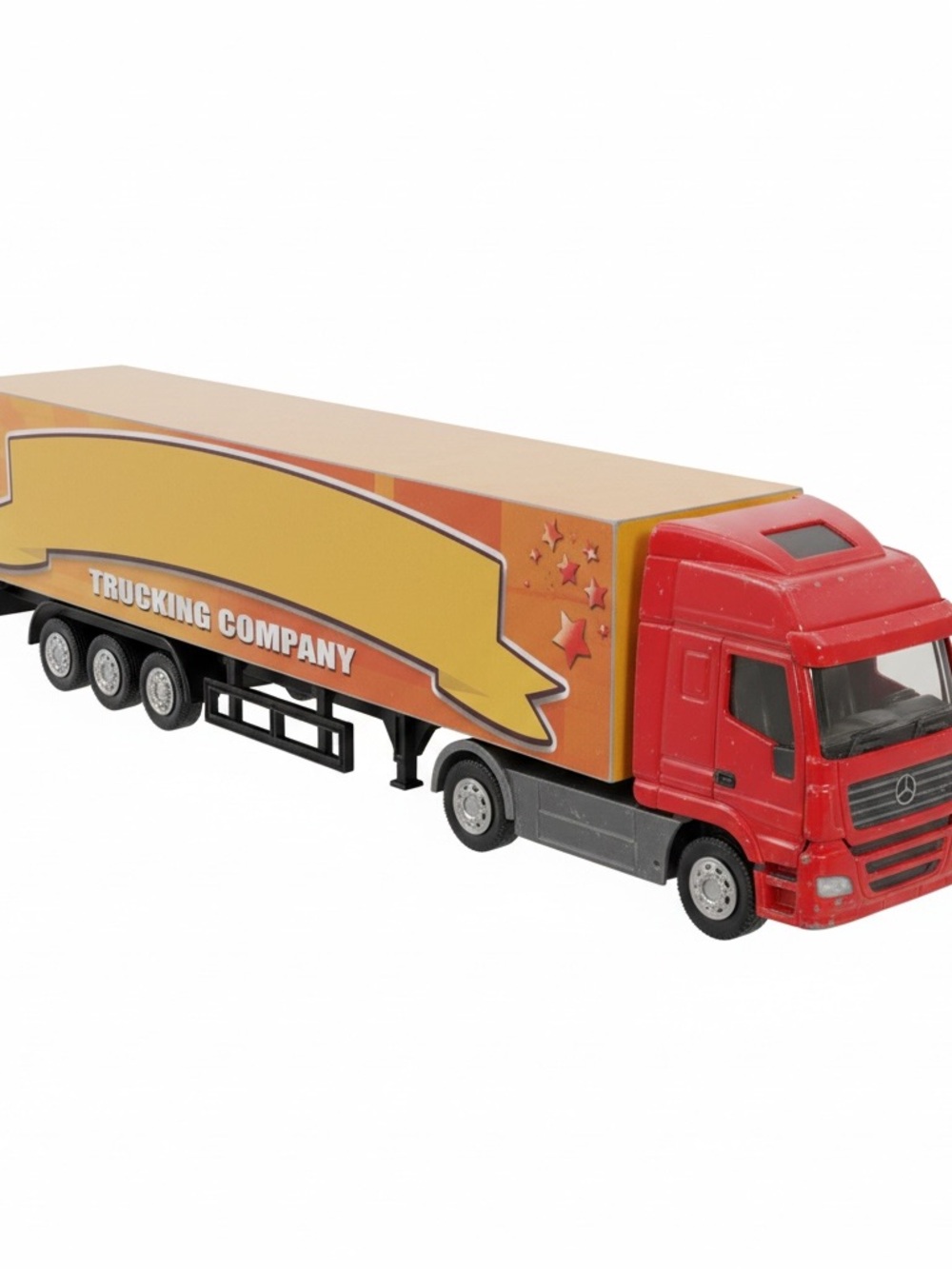 As Seen On TV Red Kids Toy Truck - Trucking Company Semi Trailer